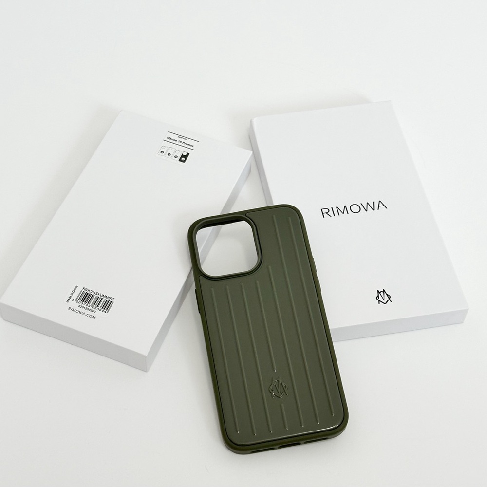Rimowa iphone case compatible for iPhone 15 ProMax Cactus Green - Picture 2 of 6